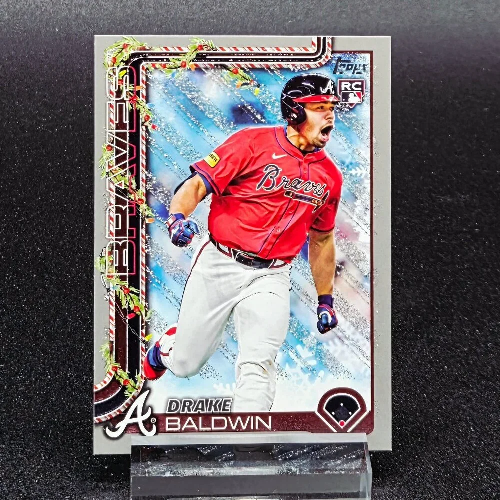 2025 Drake Baldwin Rainbow RC's Atlanta Braves Top Prospect - Picture 4 of 9